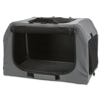 Box Trixie EASY cestovní skládací šedý M-L-KS