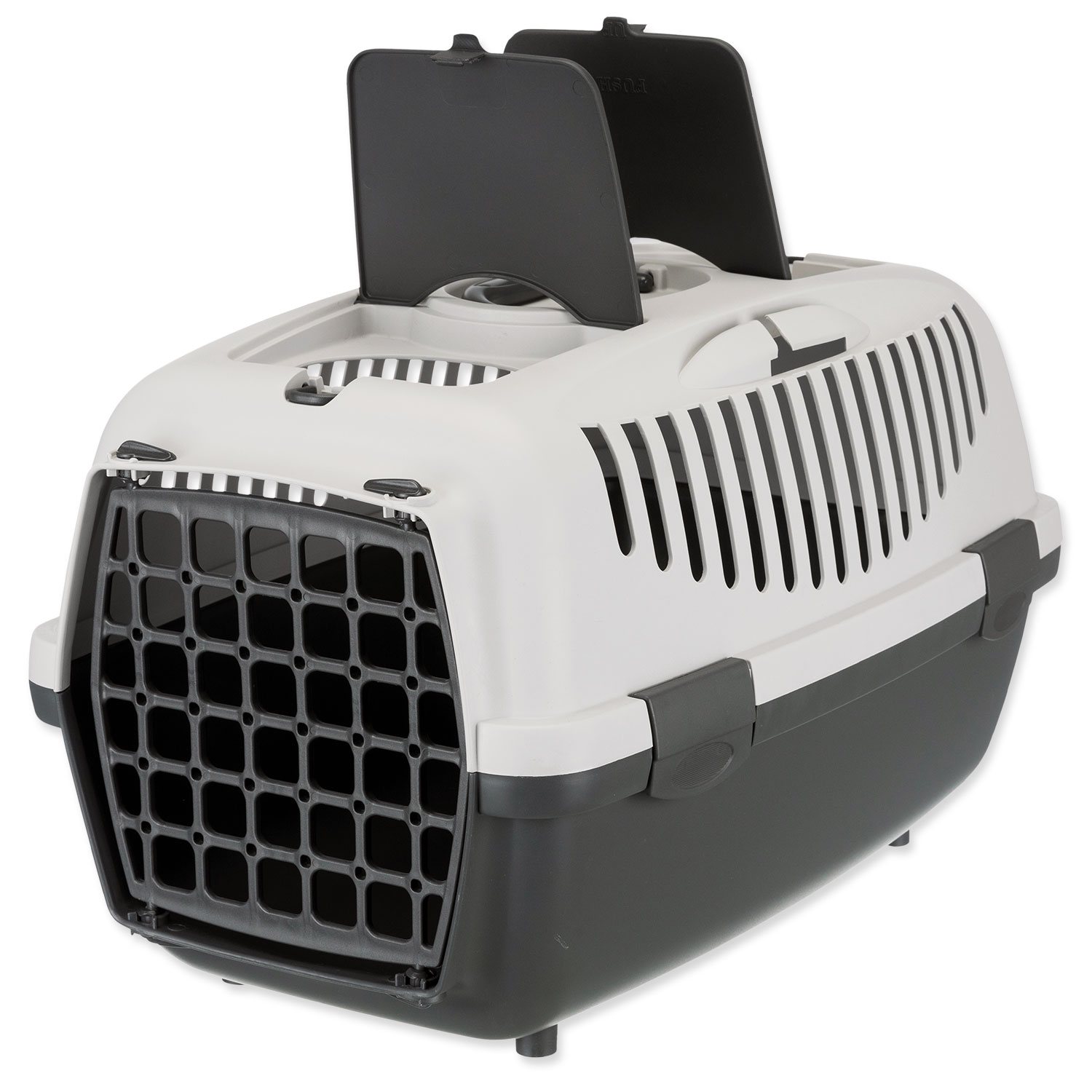 Přepravka Trixie Capri 2, tmavě/světle šedá 37x34x55 cm, -KS