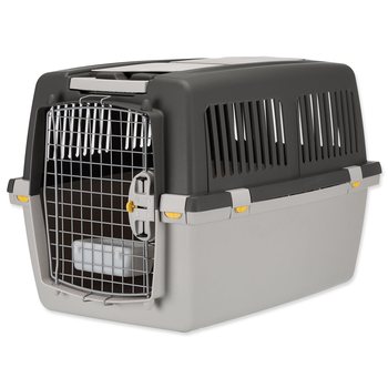 Přepravka Trixie Gulliver 4 šedá S–M: 52 × 51 × 72 cm-KS