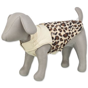 Kabát Trixie Ajou, S: 36 cm, krémový/leopardí vzor-KS