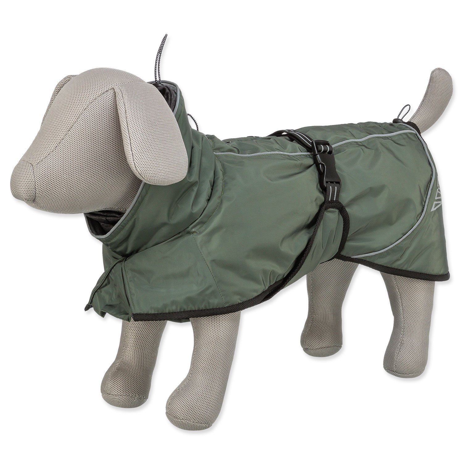 Kabát Trixie Explore thermo zimní, XS: 30 cm, olivově zelený-KS