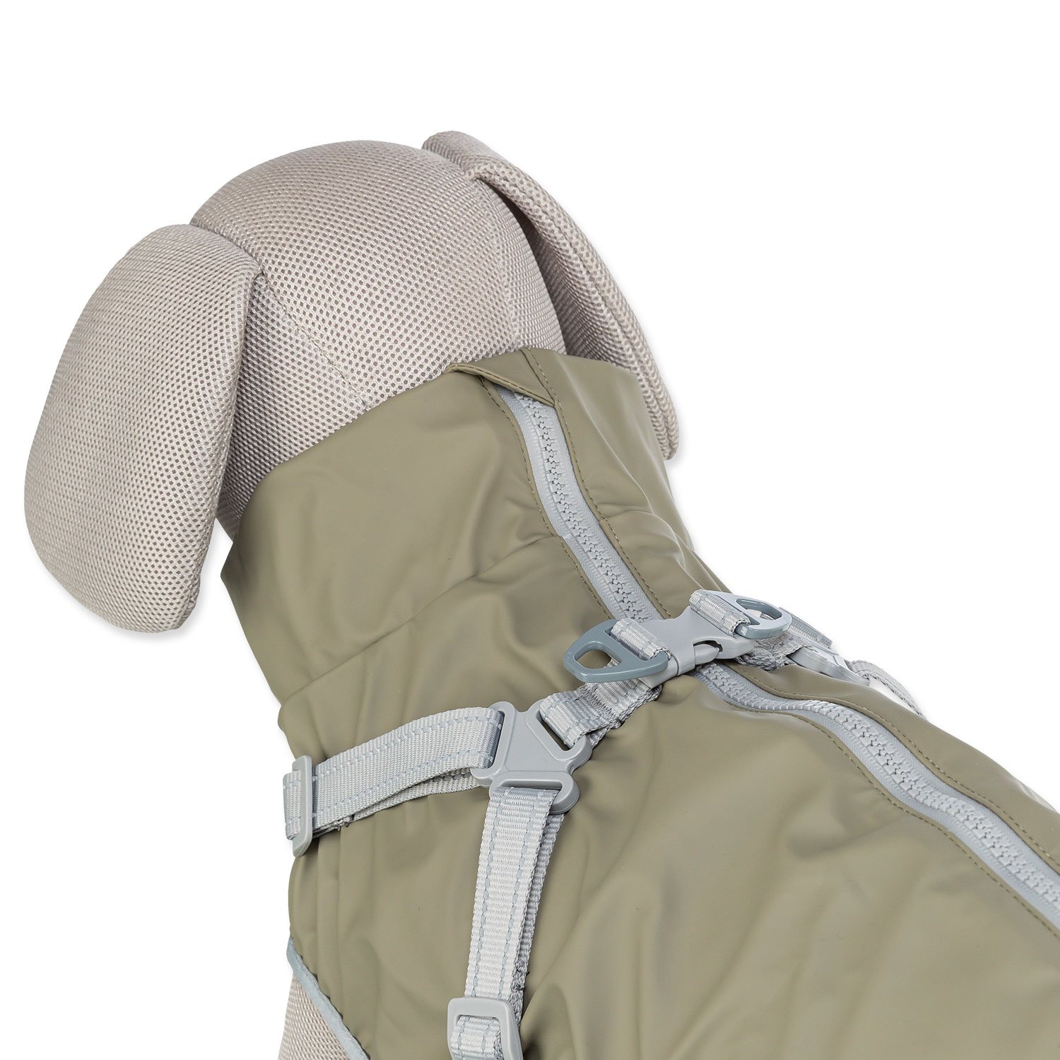 Pláštěnka Trixie Pontis s postrojem, XS: 30 cm, olivově zelená-KS