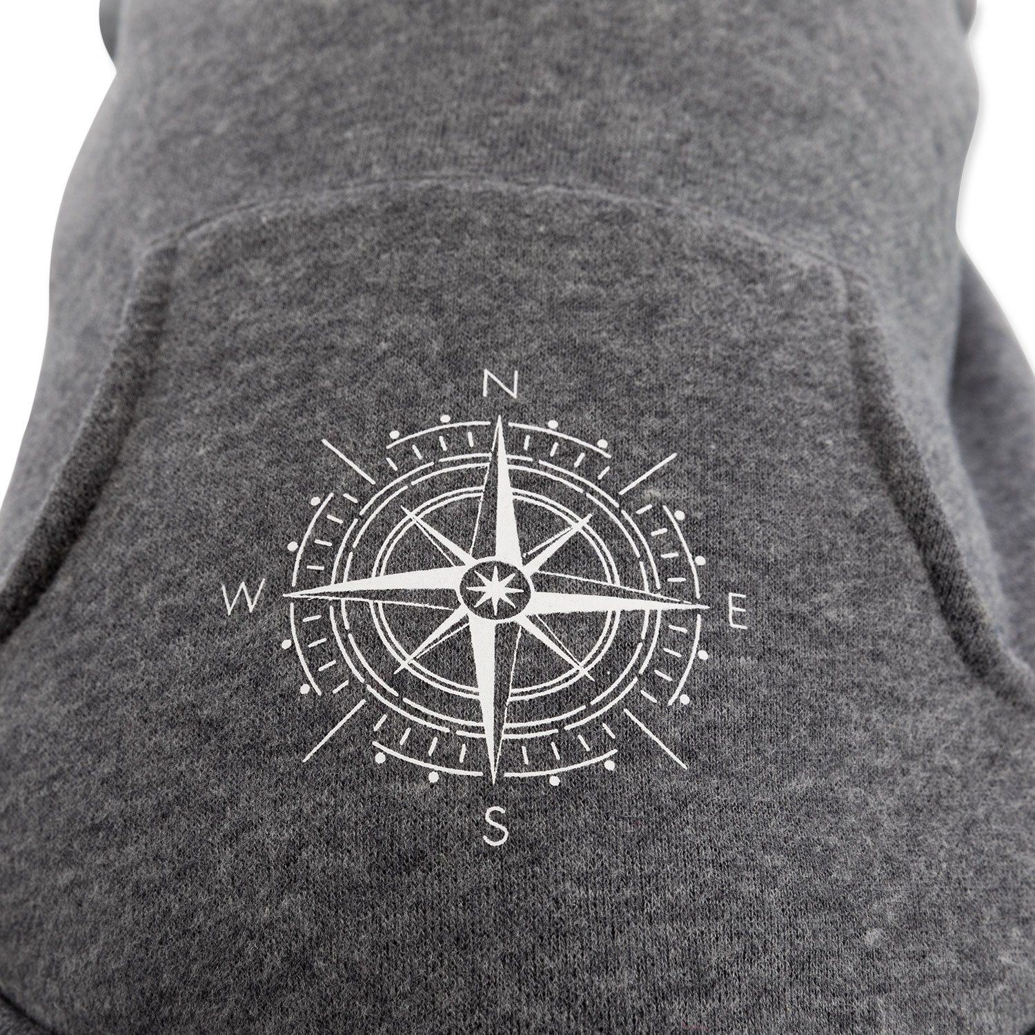 BE NORDIC Flensburg hoodie, XS: 30 cm, grey-KS
