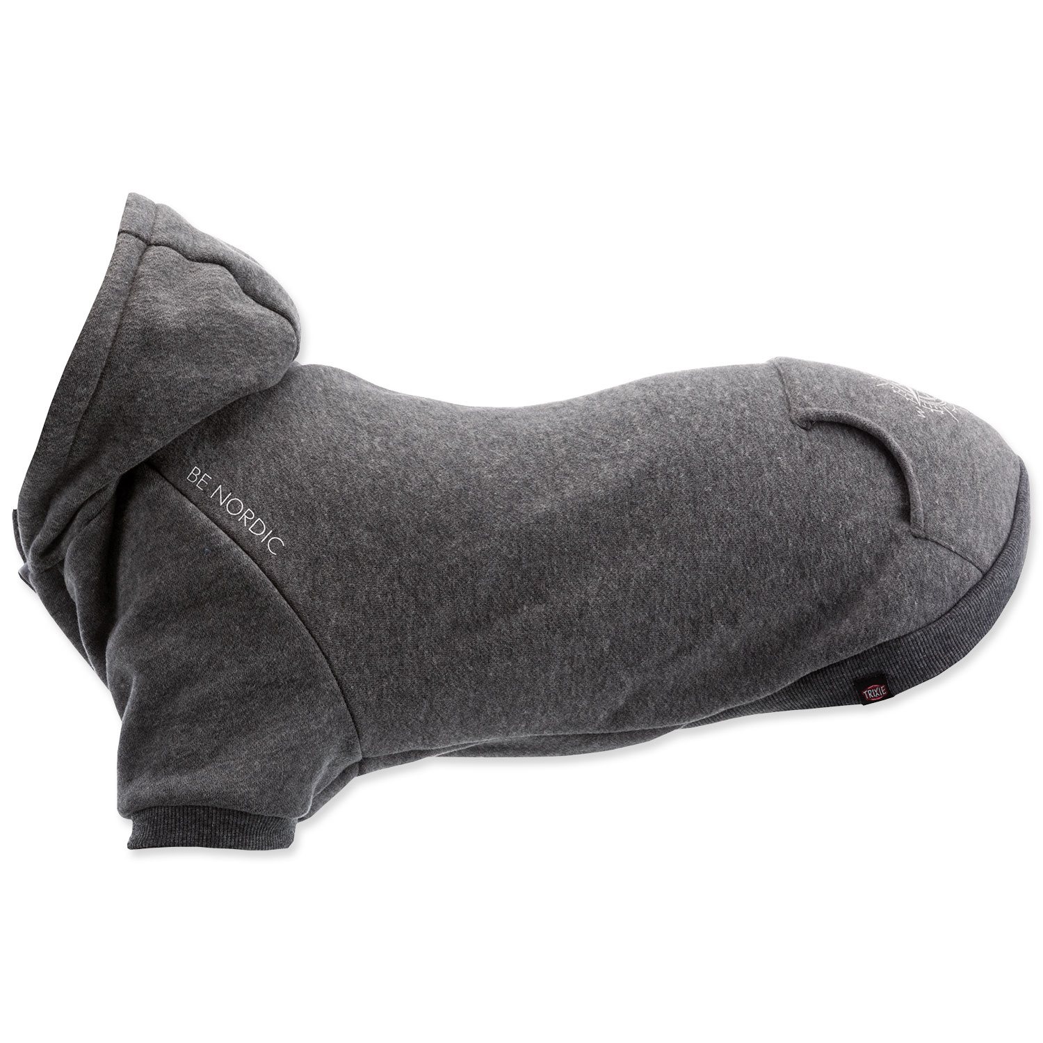 BE NORDIC Flensburg hoodie, XS: 30 cm, grey-KS