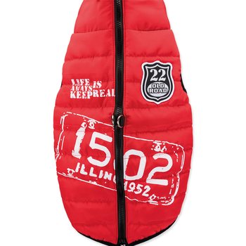 Bunda Trixie Saint-Malo s postrojem S 40 cm červená-KS