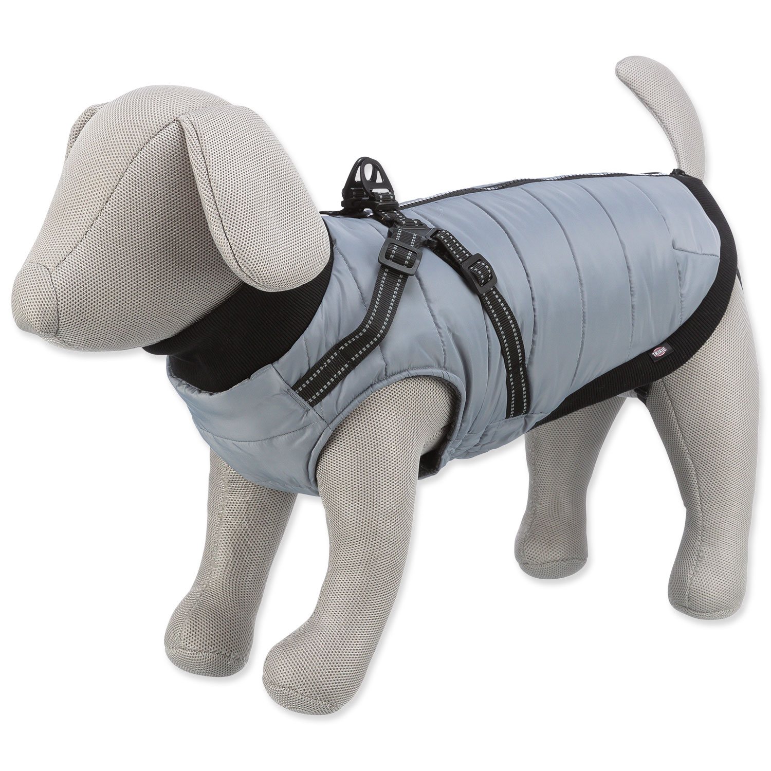 Bunda Trixie Pontis s postrojem XS 27cm šedá -KS