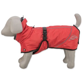 Kabát Trixie Explore zimní termo S 40 cm červený-KS