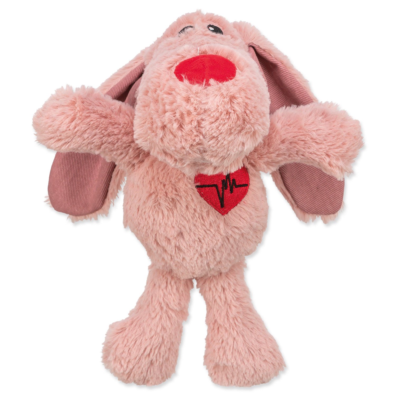 Hračka Trixie Valentine pes růžový 28cm