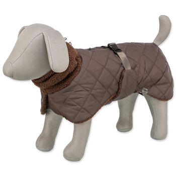 Kabát Trixie Minot Sherpa, S: 33 cm, hnědý-KS