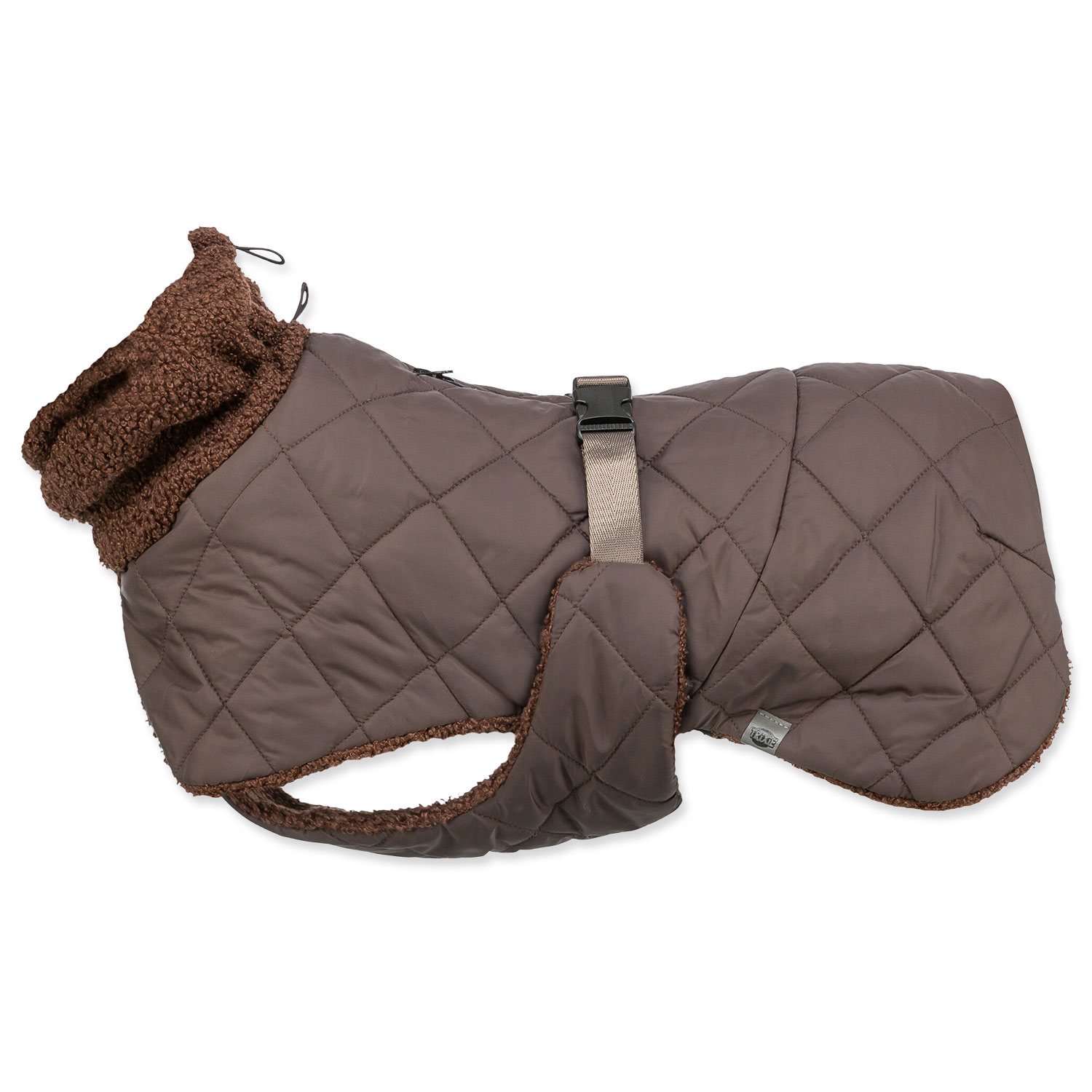 Kabát Trixie Minot Sherpa, S: 33 cm, hnědý-KS