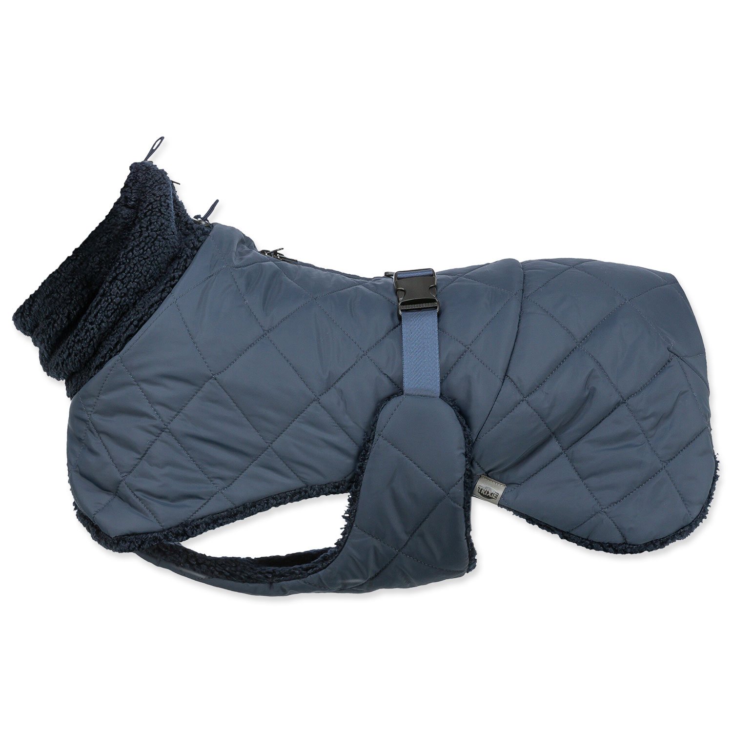 Kabát Trixie Minot Sherpa, L: 55 cm, tmavě modrý-KS