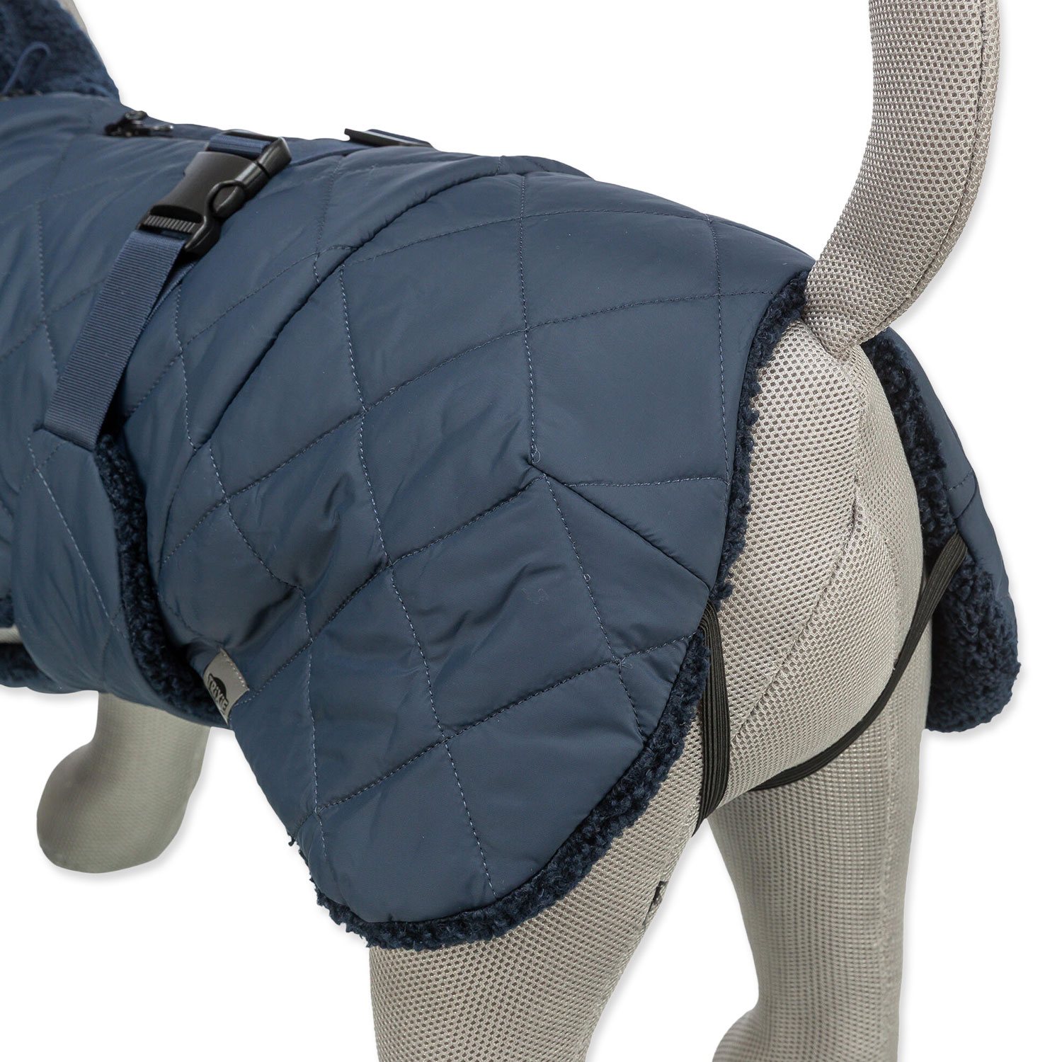 Kabát Trixie Minot Sherpa, L: 55 cm, tmavě modrý-KS