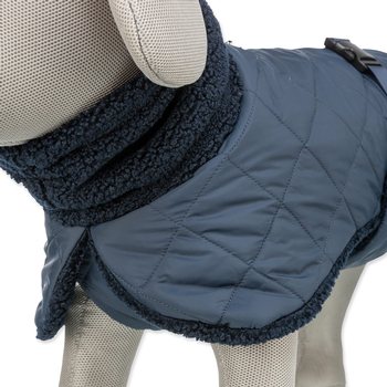 Kabát Trixie Minot Sherpa, L: 55 cm, tmavě modrý-KS