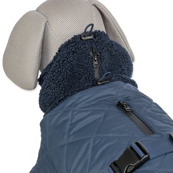 Kabát Trixie Minot Sherpa, L: 55 cm, tmavě modrý-KS