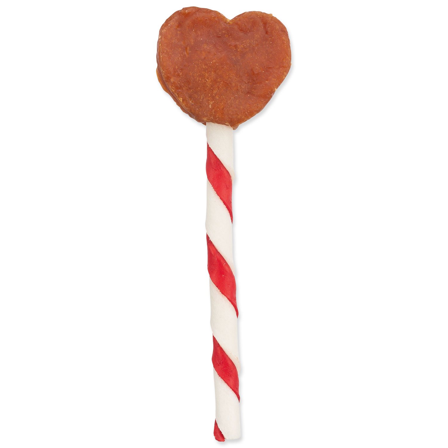 Pochoutka Trixie Valentine kuře, lízátko srdce 12cm 15g /150/-DISPLEJ