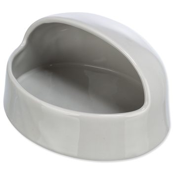 Keramická koupelna pro křečky / osmáky šedá 20 × 10 × 16 cm-KS