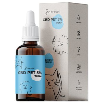 Olej CBD PET 5% tuňák 10ml-KS