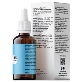 Olej CBD PET 5% tuňák 10ml-KS