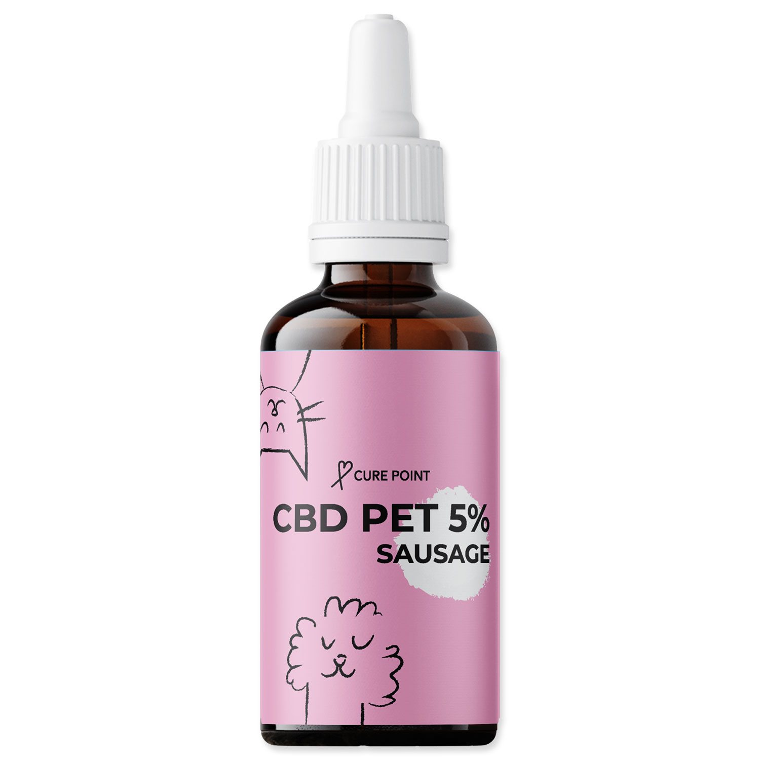 Olej CBD PET 5% klobása 10ml-KS