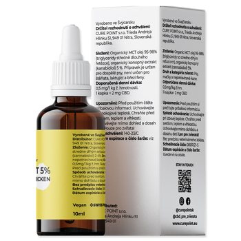 Olej CBD PET 5% kuře 10ml-KS