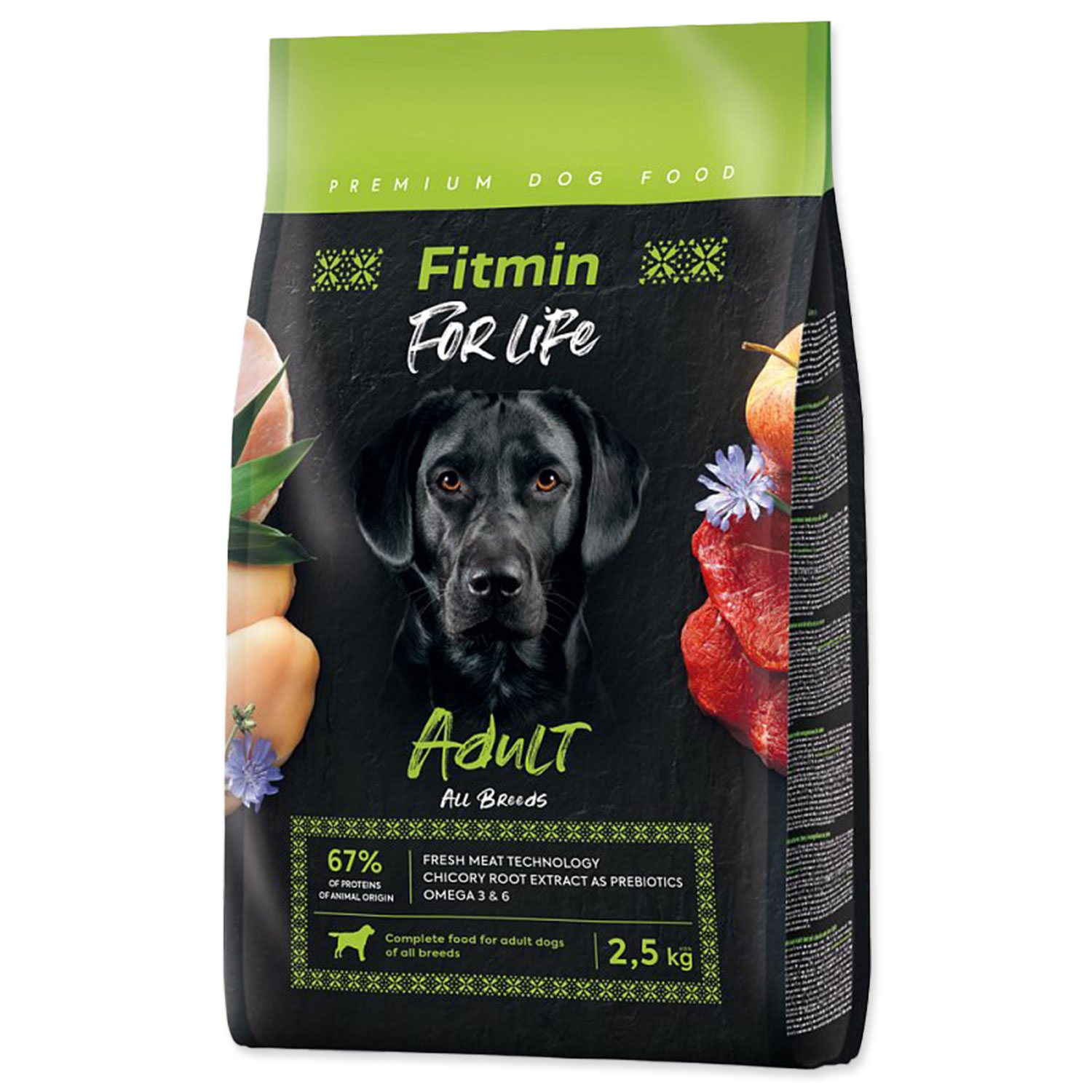 Krmivo Fitmin For Life Adult pro psy 2,5 kg