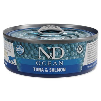 Konzerva N&D Cat Ocean Tuna & Salmon 70g-KS