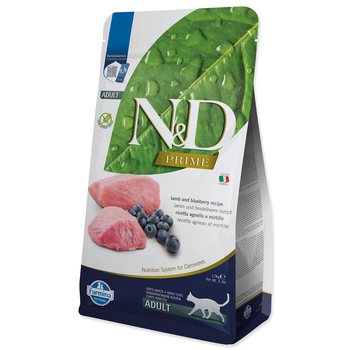 Krmivo N&D Cat Prime Lamb & Blueberry 1,5kg-KS