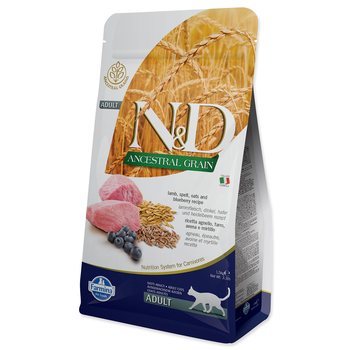 Krmivo N&D Cat Ancestral Grain Chicken, Spelt, Oats & Blueberry 1,5kg-KS