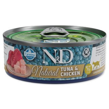 Konzerva N&D Cat Natural Tuna & Chicken 70g-KS
