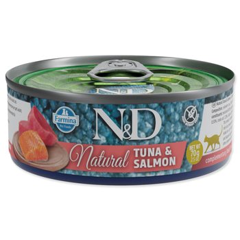 Konzerva N&D Cat Natural Tuna & Salmon 70g-KS