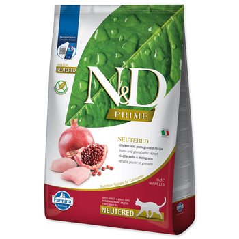 Krmivo N&D Cat Prime Neutered Chicken & Pomegranate 5kg-KS