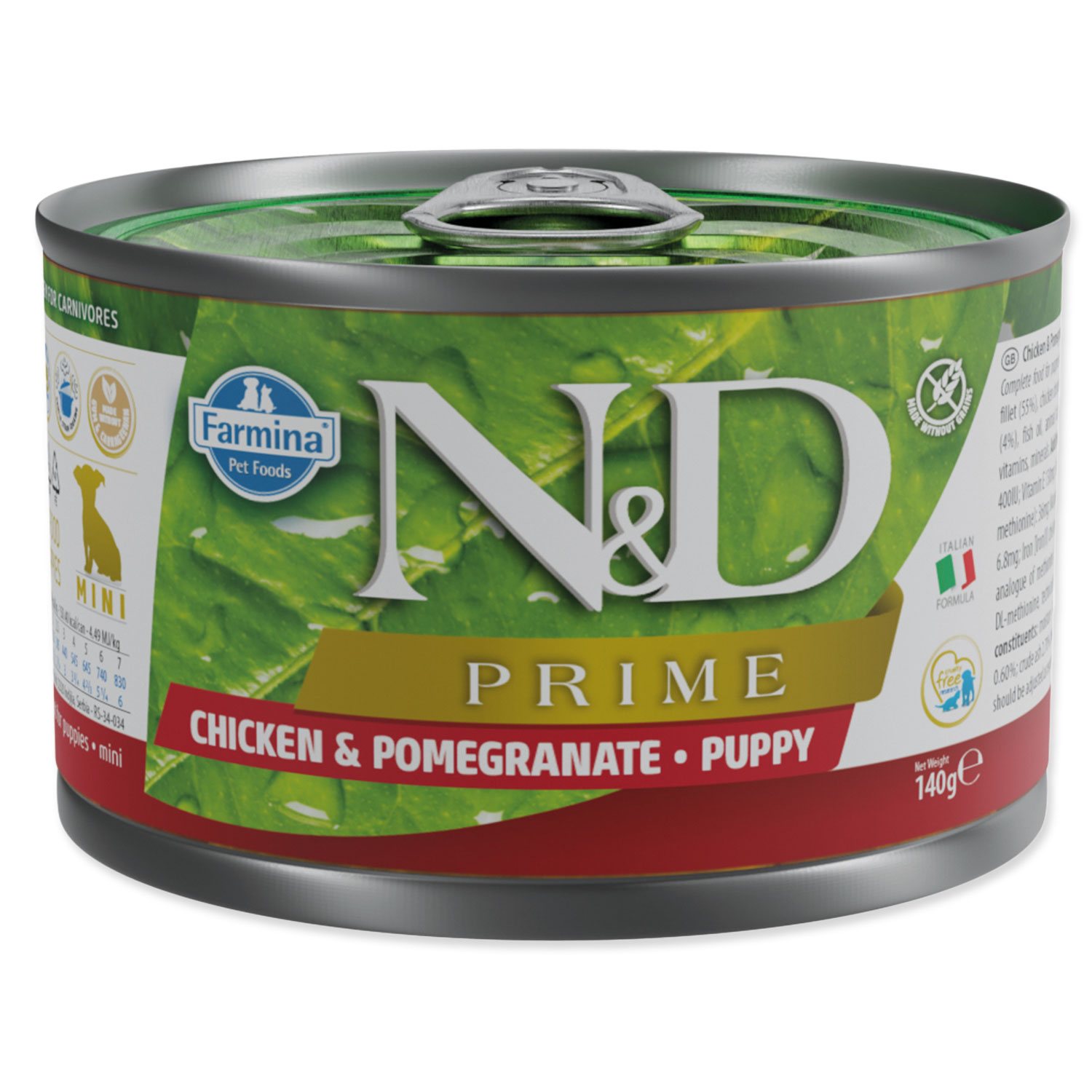 Konzerva N&D Puppy Prime Chicken & Pomegranate 140g