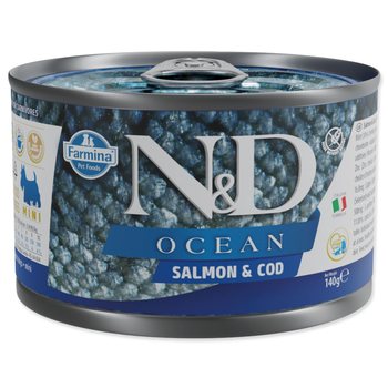 Konzerva N&D Dog Ocean Salmon & Codfish 140g-KS