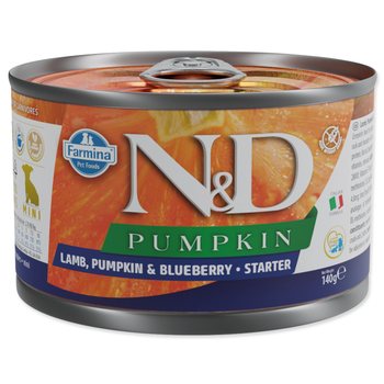 Konzerva N&D Puppy Starter Lamb, Pumpkin & Blueberry 140g-KS