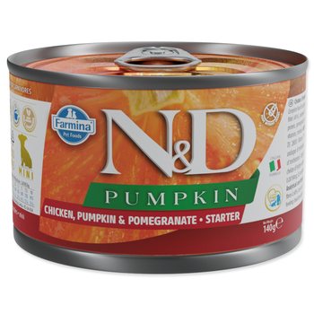 Konzerva N&D Puppy Starter Chicken, Pumpkin & Pomegranate 140g-KS