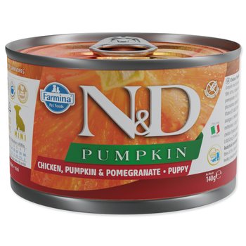Konzerva N&D Puppy MiniChicken, Pumpkin & Pomegranate 140g-KS