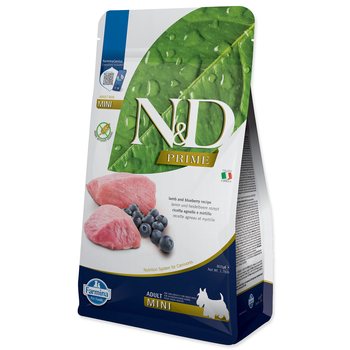 Krmivo N&D Dog Prime Adult Mini Lamb & Blueberry 0,8kg-KS