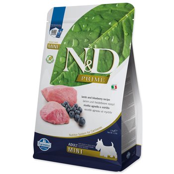 Krmivo N&D Dog Prime Adult Mini Lamb & Blueberry 2,5kg-KS
