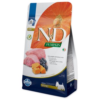 Krmivo N&D Dog Adult Mini Grain Free Pumpkin Lamb & Blueberry 0,8kg-KS