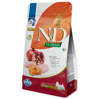 Krmivo N&D Dog Adult Mini Grain Free Pumpkin Chicken & Pomegranate 0,8kg-KS