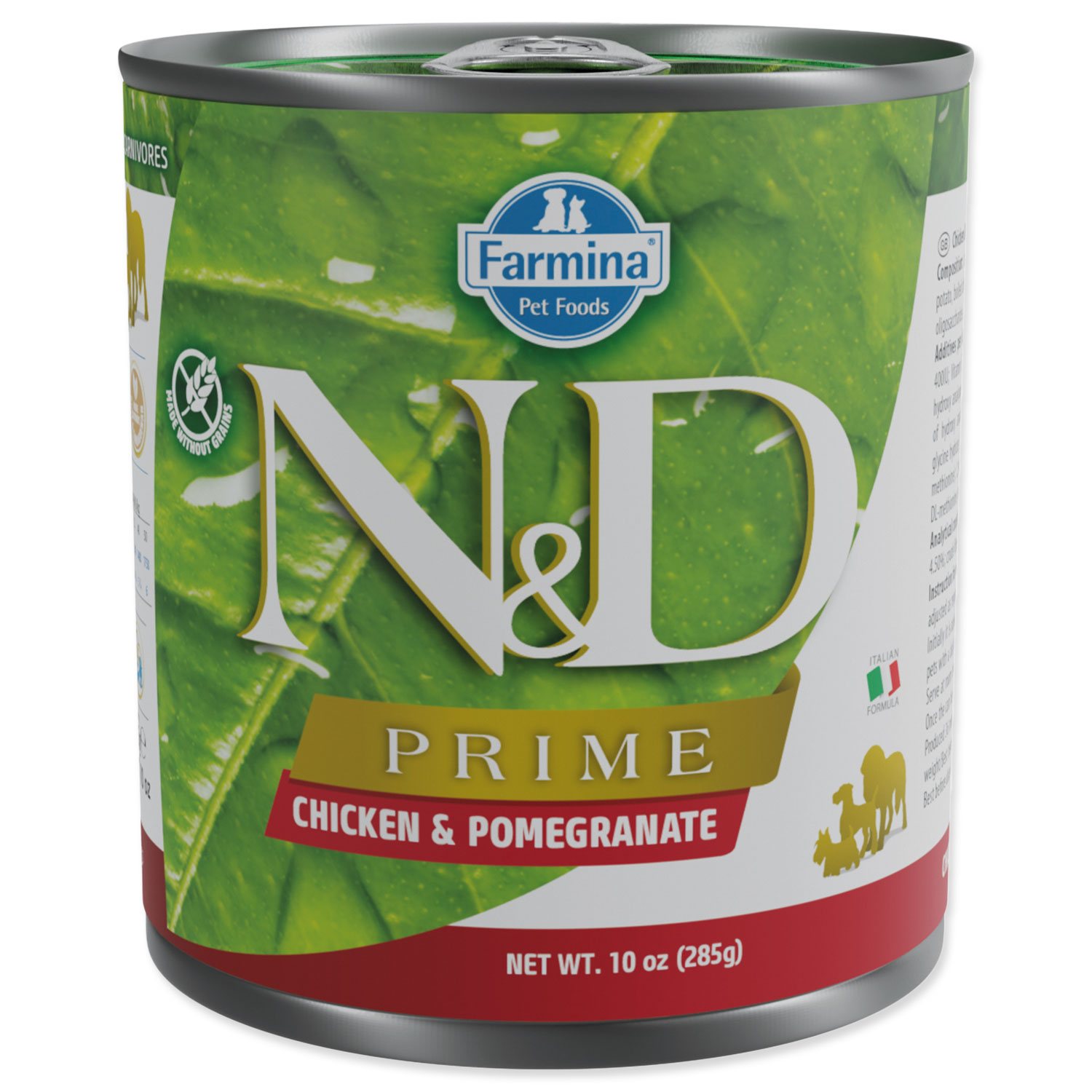 Konzerva N&D Dog Prime Chicken & Pomegranate 285g-KS