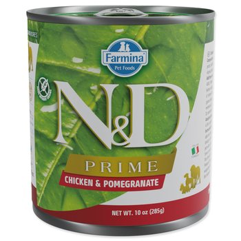 Konzerva N&D Dog Prime Chicken & Pomegranate 285g-KS