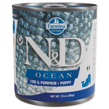 Konzerva N&D Puppy Ocean Cod & Pumpkin 285g-KS