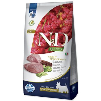 Krmivo N&D Dog Adult Quinoa Weight Management Lamb & Broccoli 7kg-KS