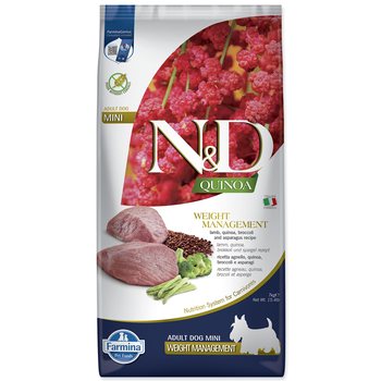 Krmivo N&D Dog Adult Quinoa Weight Management Lamb & Broccoli 7kg-KS